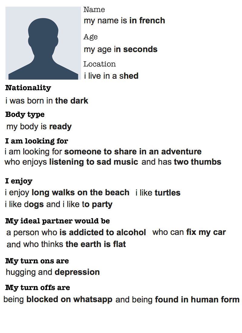 best dating site profiles ever